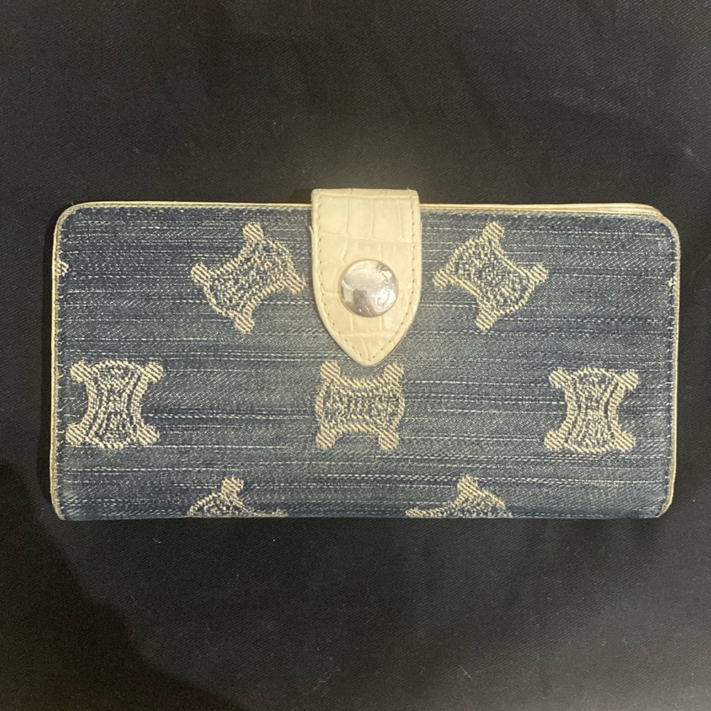 Celine denim wallet